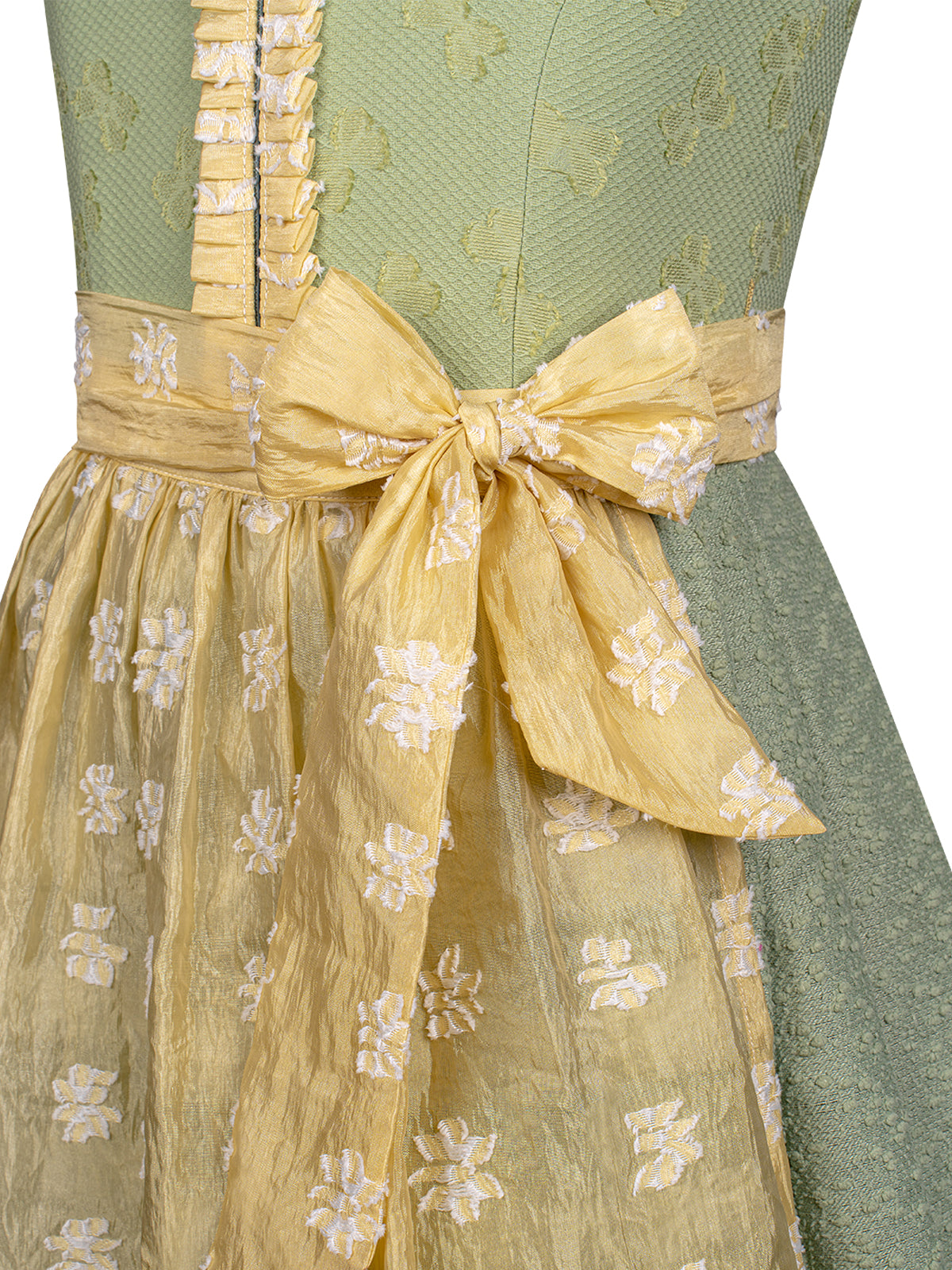 Grün Kinder-Dirndl Kitt – Gerade Linie