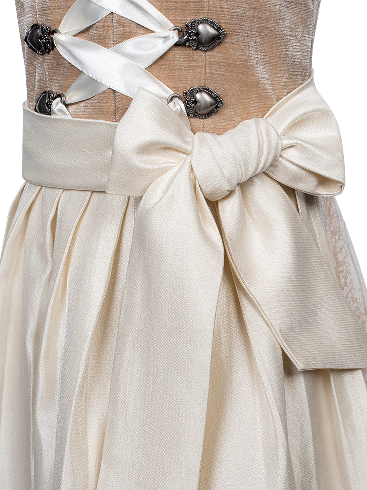 Braun Kinder-Dirndl Tiana – Gerade Linie