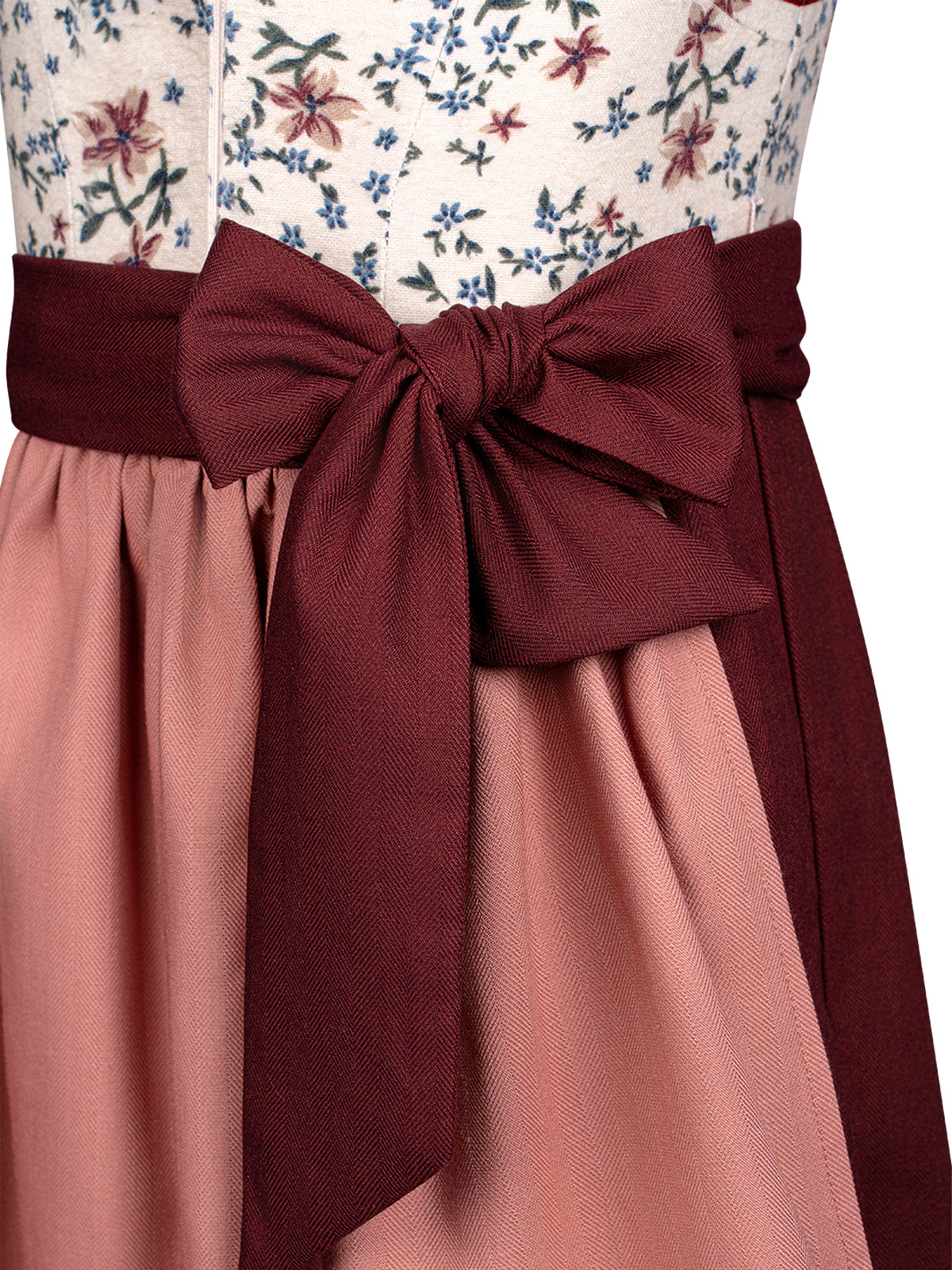 Rot Kinder-Dirndl Ingrid – Gerade Linie