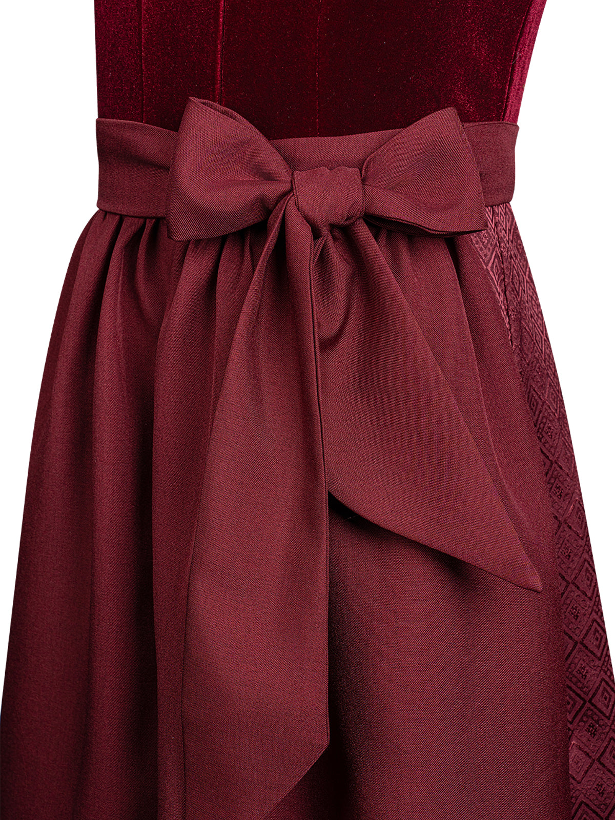 Rot Kinder-Dirndl Klaudia – Herzlinie