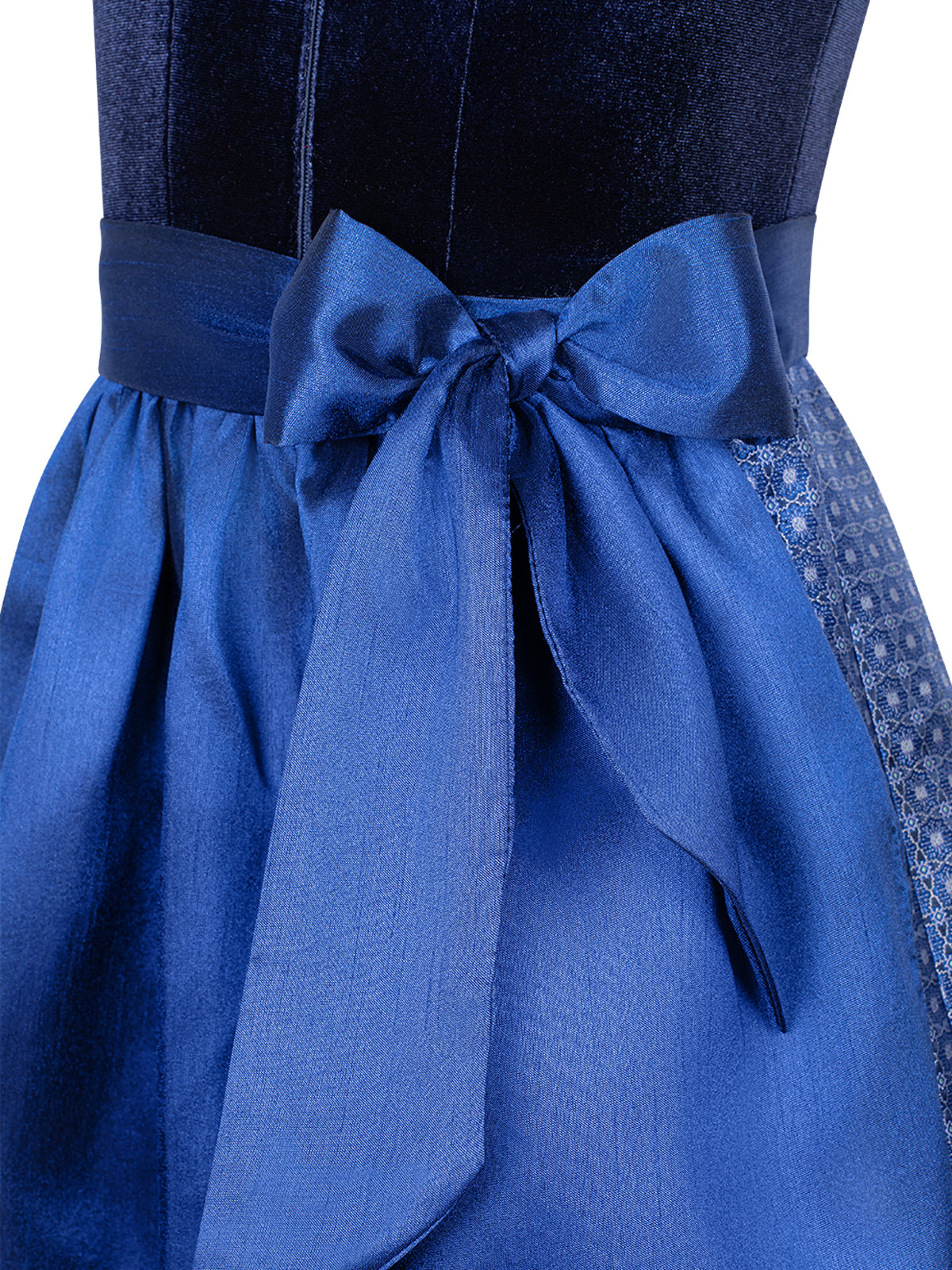 Blau Kinder-Dirndl Leonie – Gerade Linie