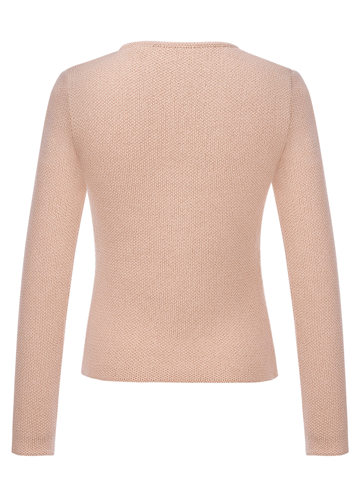 Braun Trachtenstrick Strickjacke Mira Creme