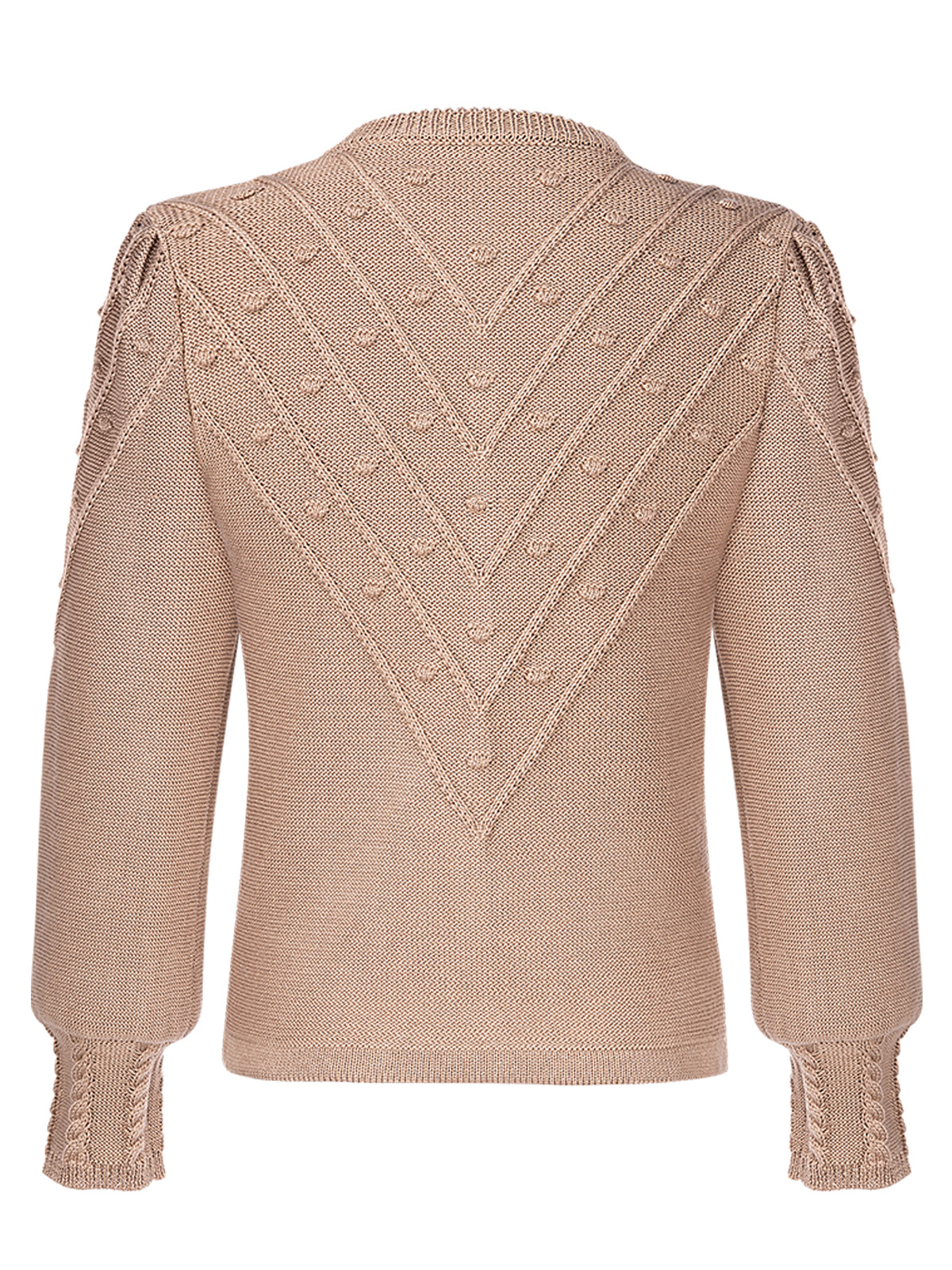 Braun Trachtenstrick Strickjacke Renata