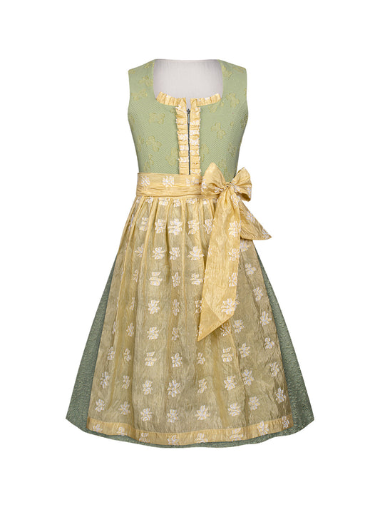 Grün Kinder-Dirndl Kitt – Gerade Linie