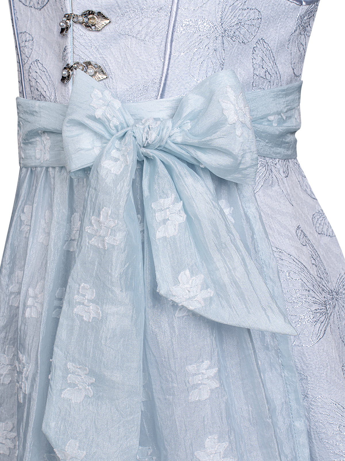 Blau Kinder-Dirndl Lobby – Gerade Linie