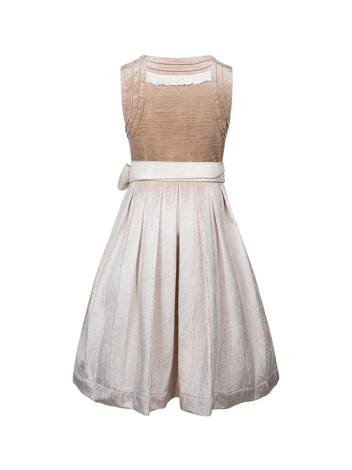 Braun Kinder-Dirndl Tiana – Gerade Linie