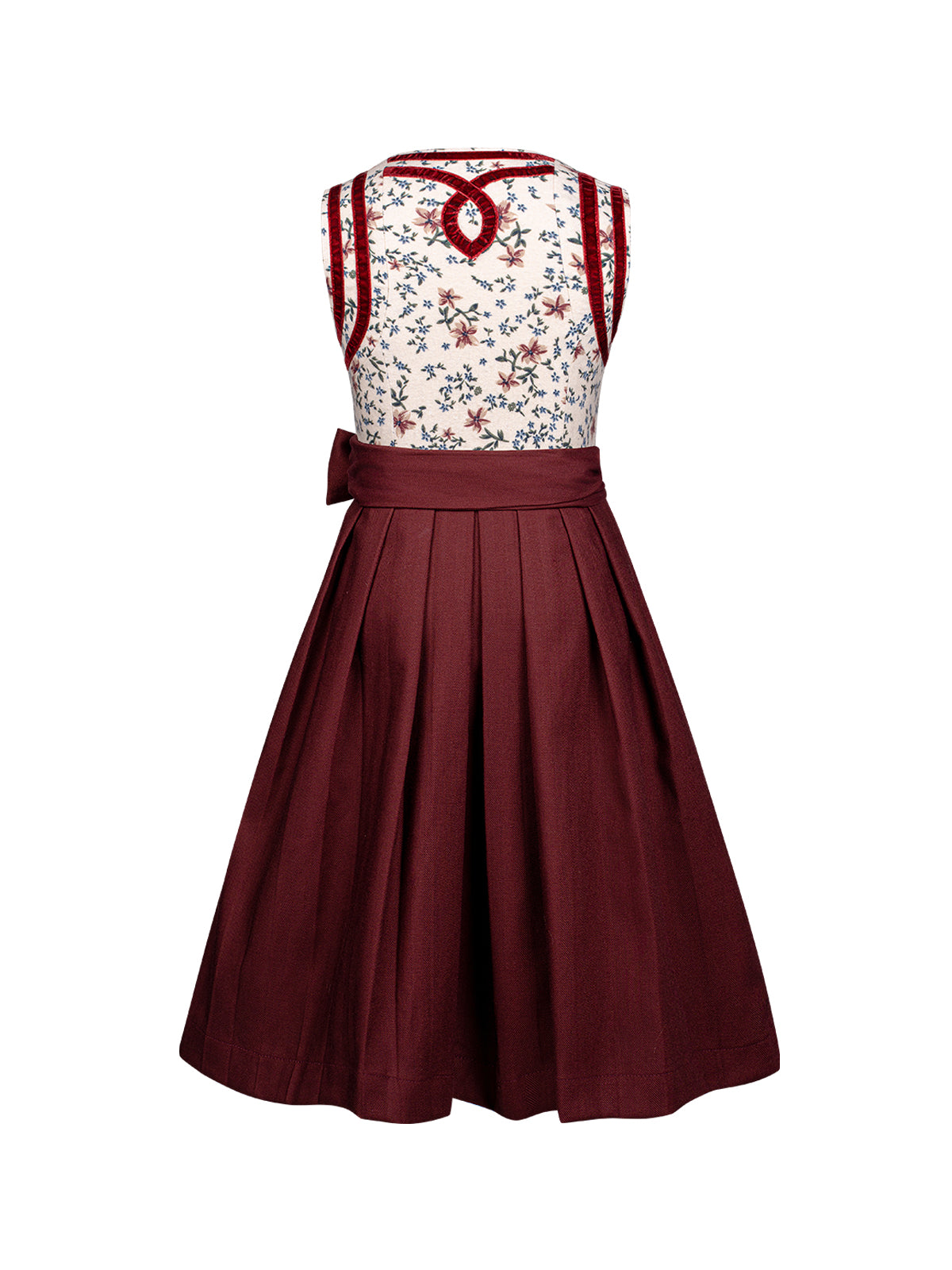 Rot Kinder-Dirndl Ingrid – Gerade Linie