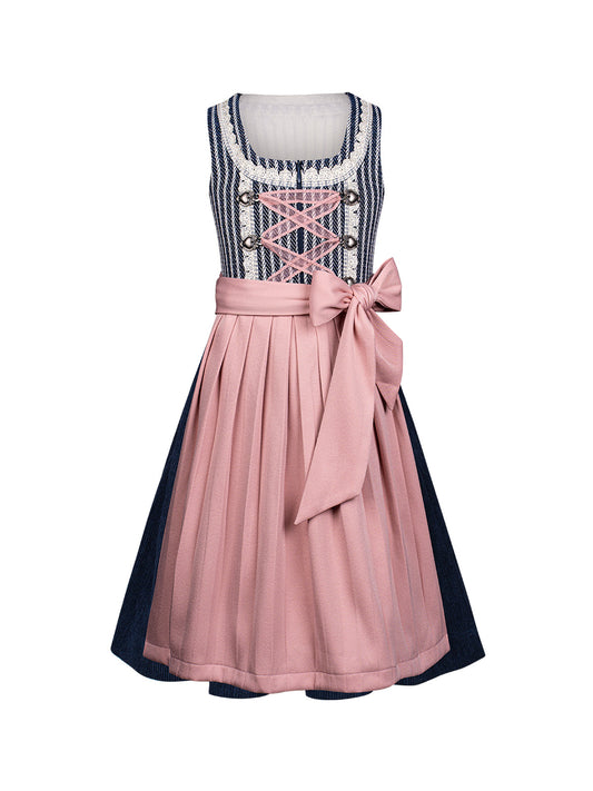Schwarz Kinder-Dirndl Harper – Gerade Linie