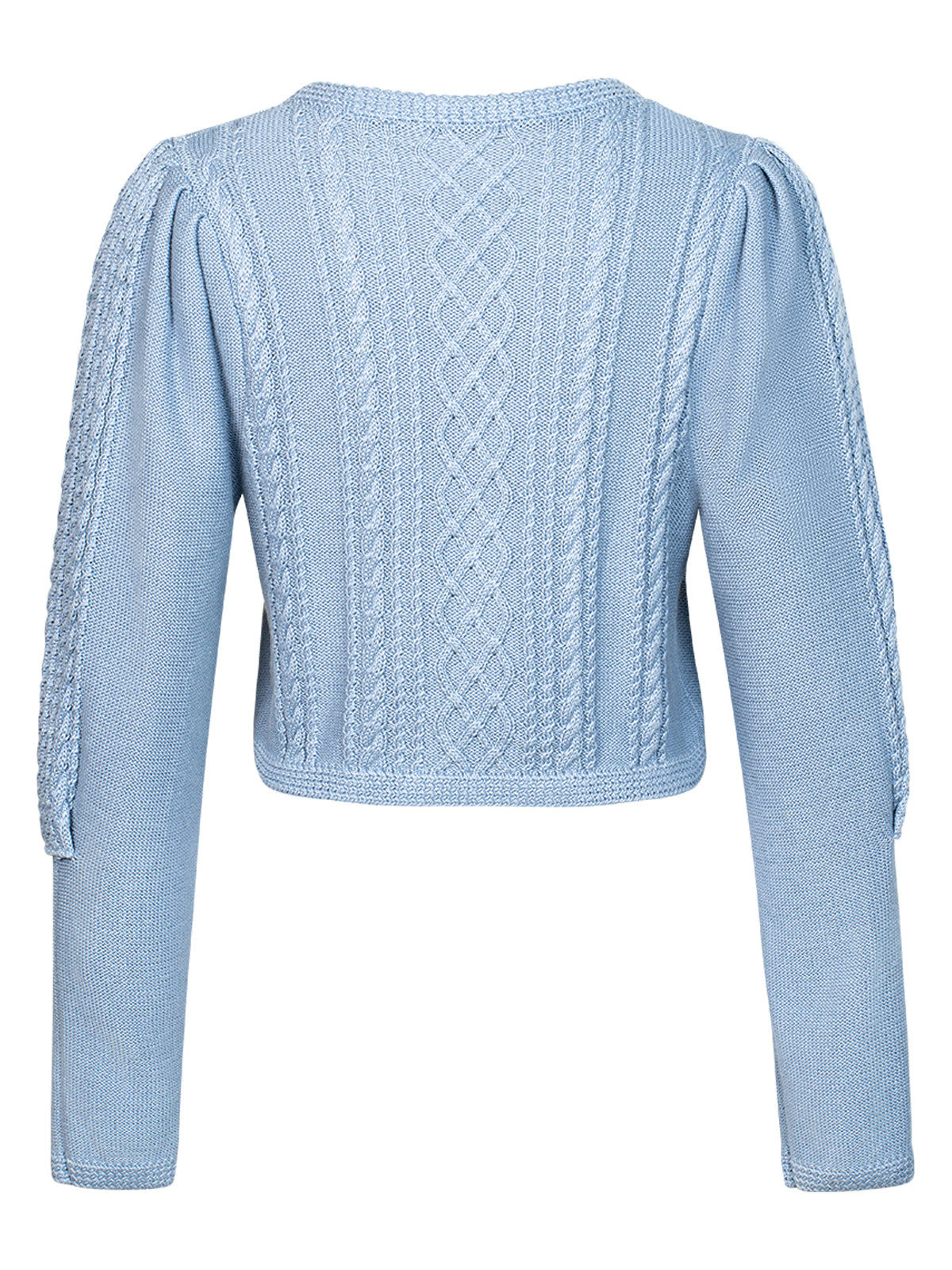Blau Trachtenstrick Strickjacke Martha
