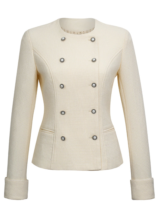Weiß Trachtenjacke Damenjacke Josie