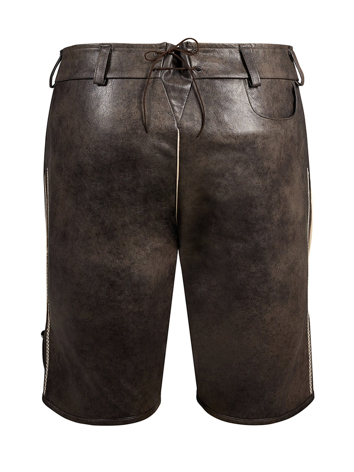 Grau Lederhose Tarius Steinbraune – Stickereien