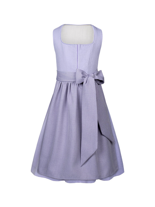 Lila Kinder-Dirndl Viktoria – Gerade Linie