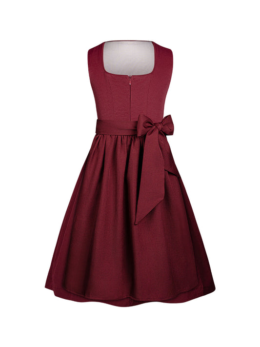 Rot Kinder-Dirndl Doven – Gerade Linie