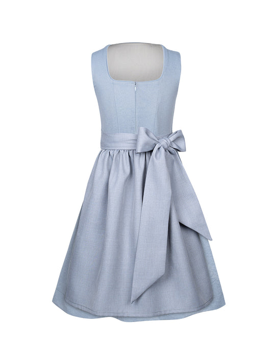 Blau Kinder-Dirndl Lena – Gerade Linie