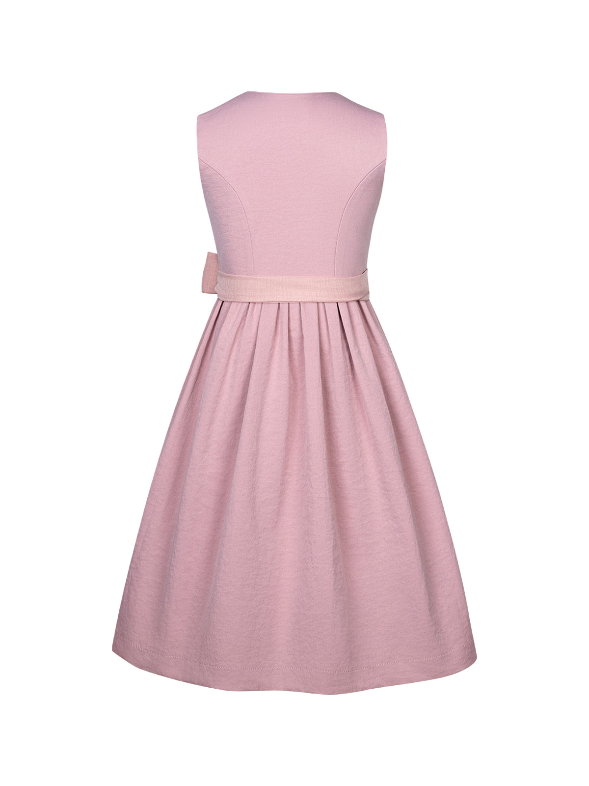 Rosa Kinder-Dirndl Fabia – Gerade Linie