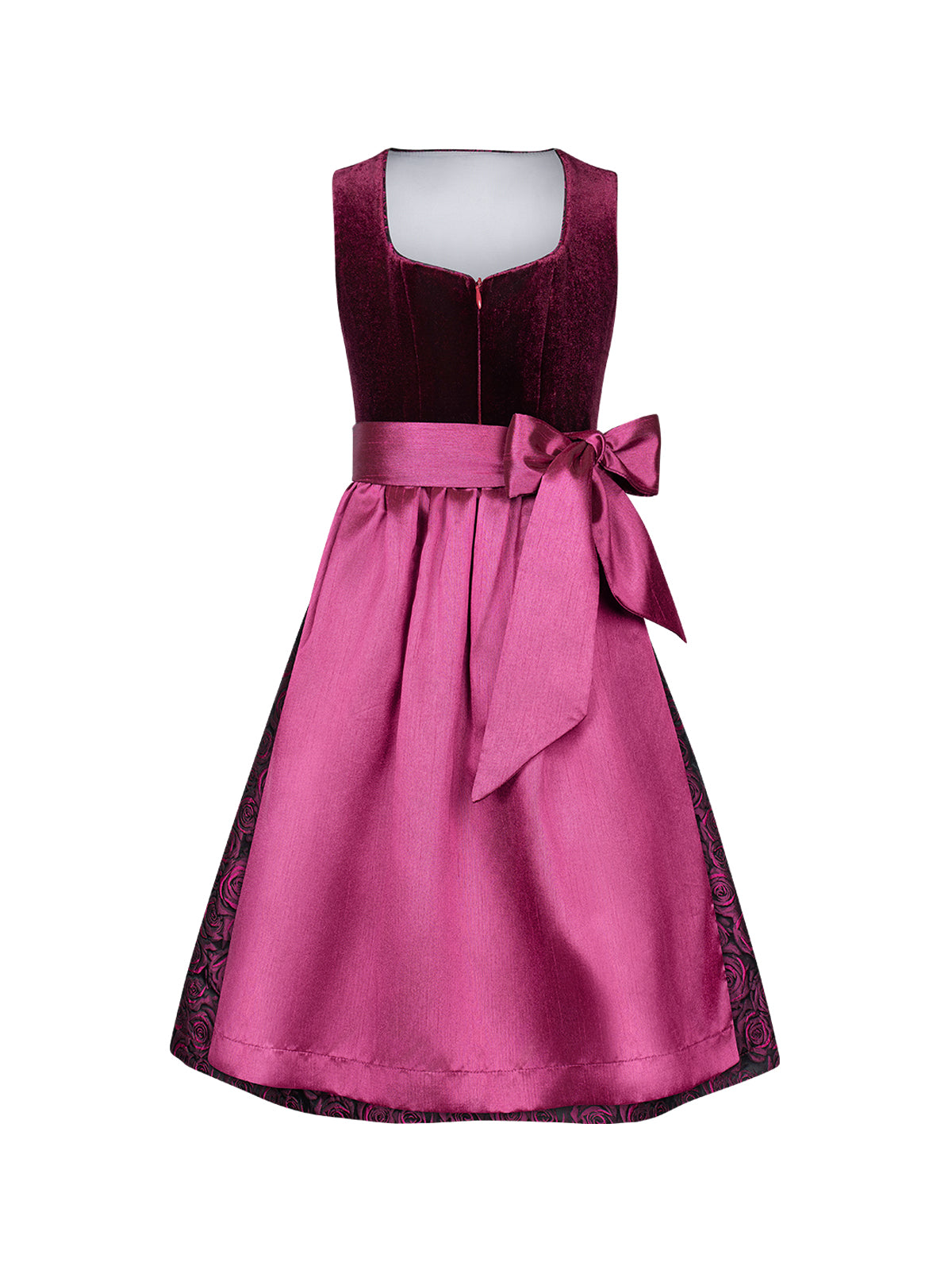 Pink Kinder-Dirndl Klara – Herzlinie
