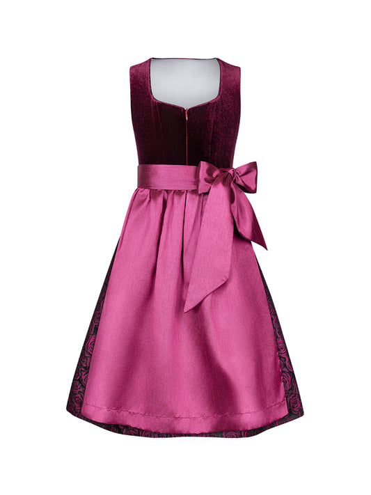 Pink Kinder-Dirndl Klara – Herzlinie
