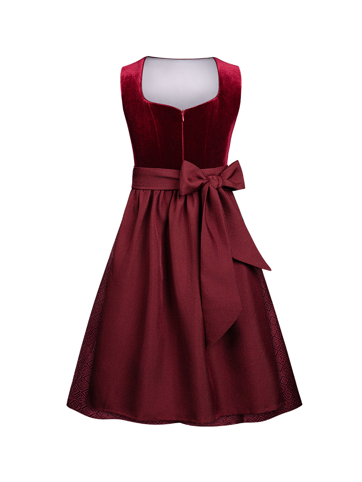 Rot Kinder-Dirndl Klaudia – Herzlinie