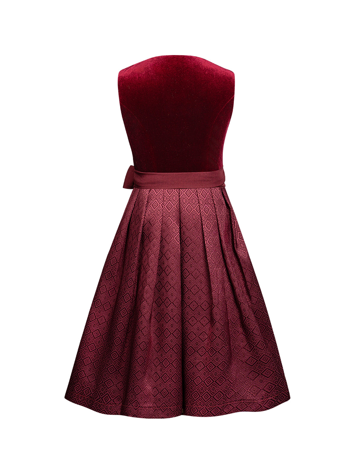 Rot Kinder-Dirndl Klaudia – Herzlinie