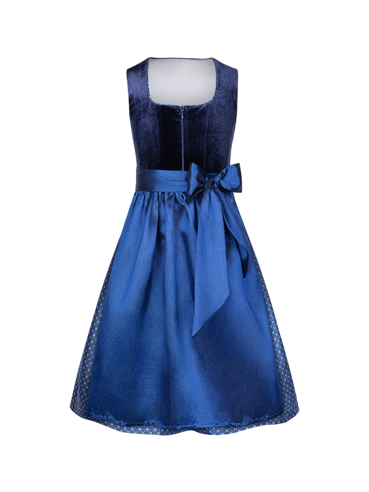 Blau Kinder-Dirndl Leonie – Gerade Linie