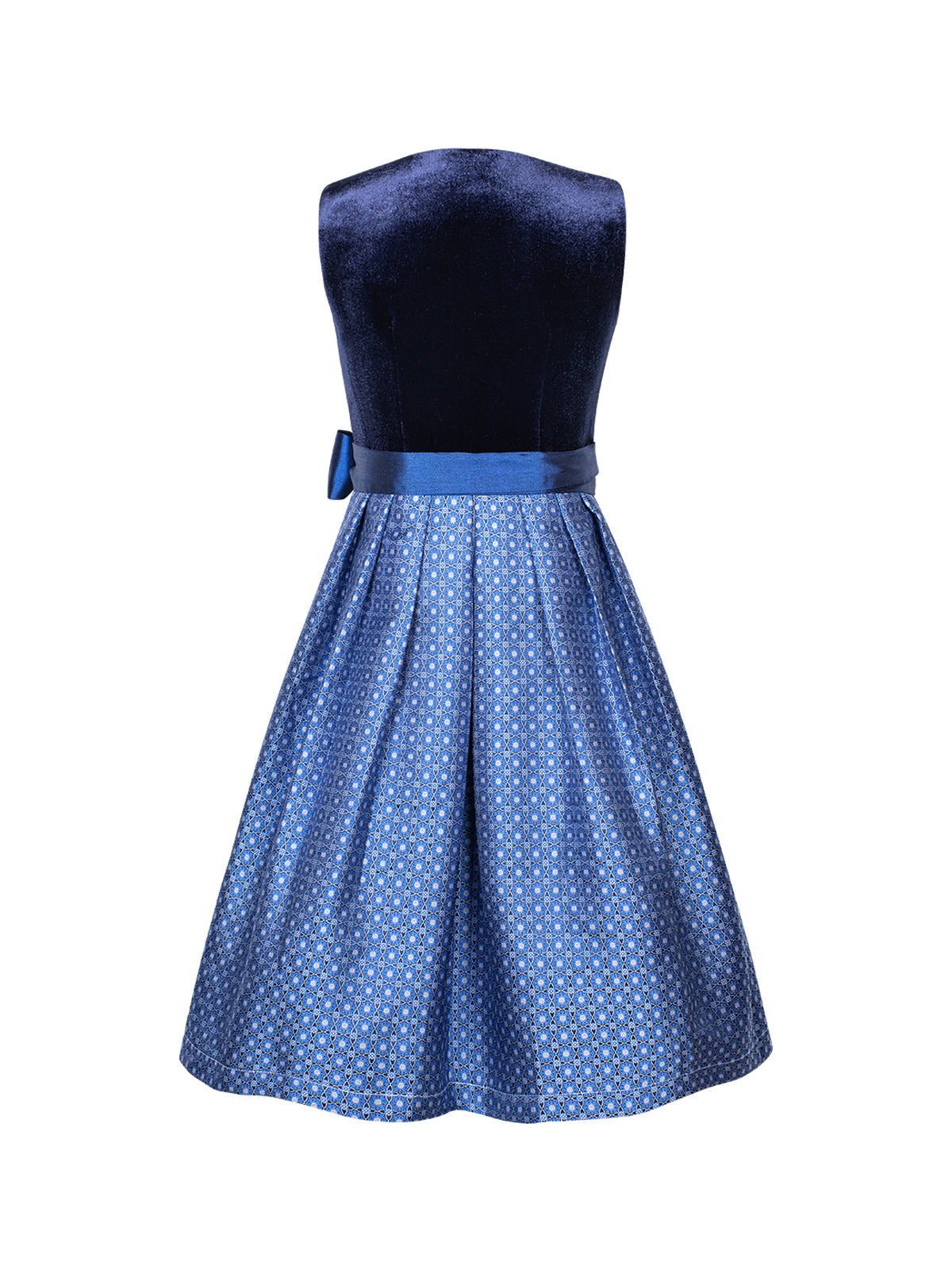 Blau Kinder-Dirndl Leonie – Gerade Linie