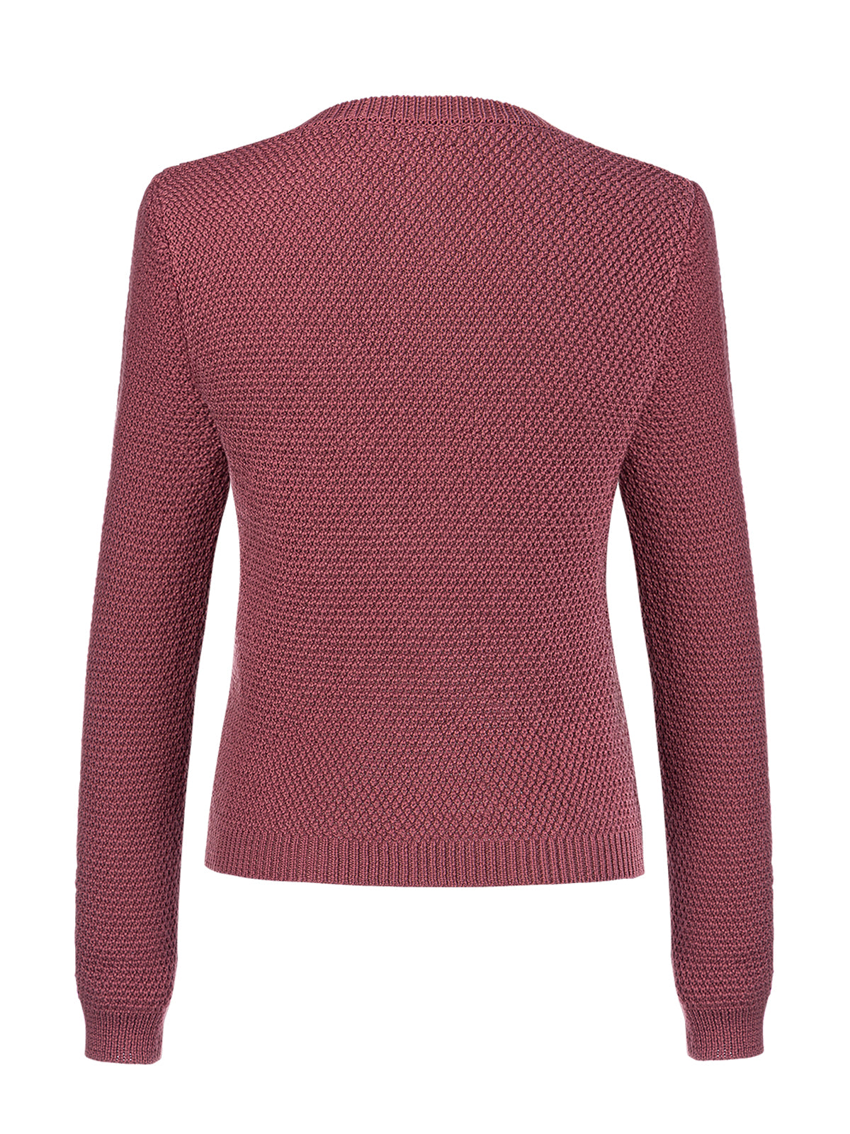 Lila Trachtenstrick Strickjacke Amalia Dusty
