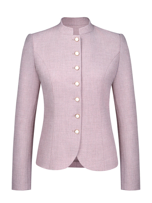 Lila Trachtenjacke Damenjacke Barly Nelke