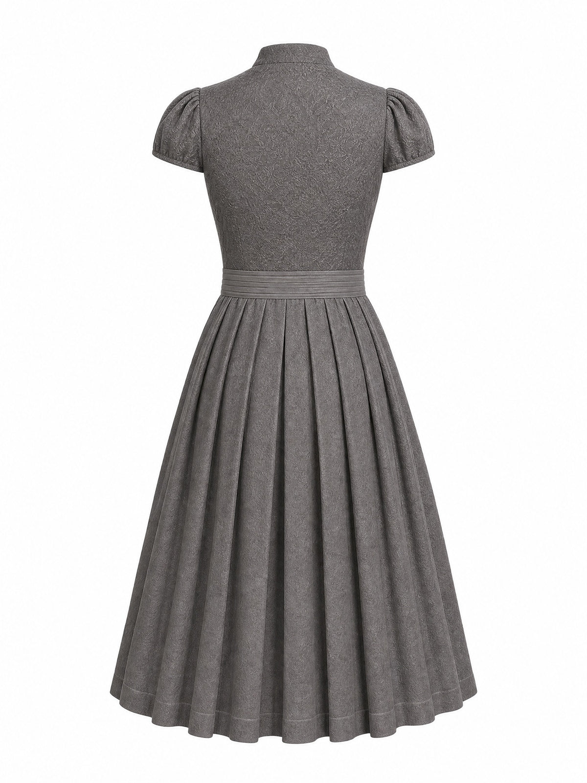 Dirndl Lia in Salbeigr¨¹n mit Perlgrau Sch¨¹rze - R¨¹ckansicht