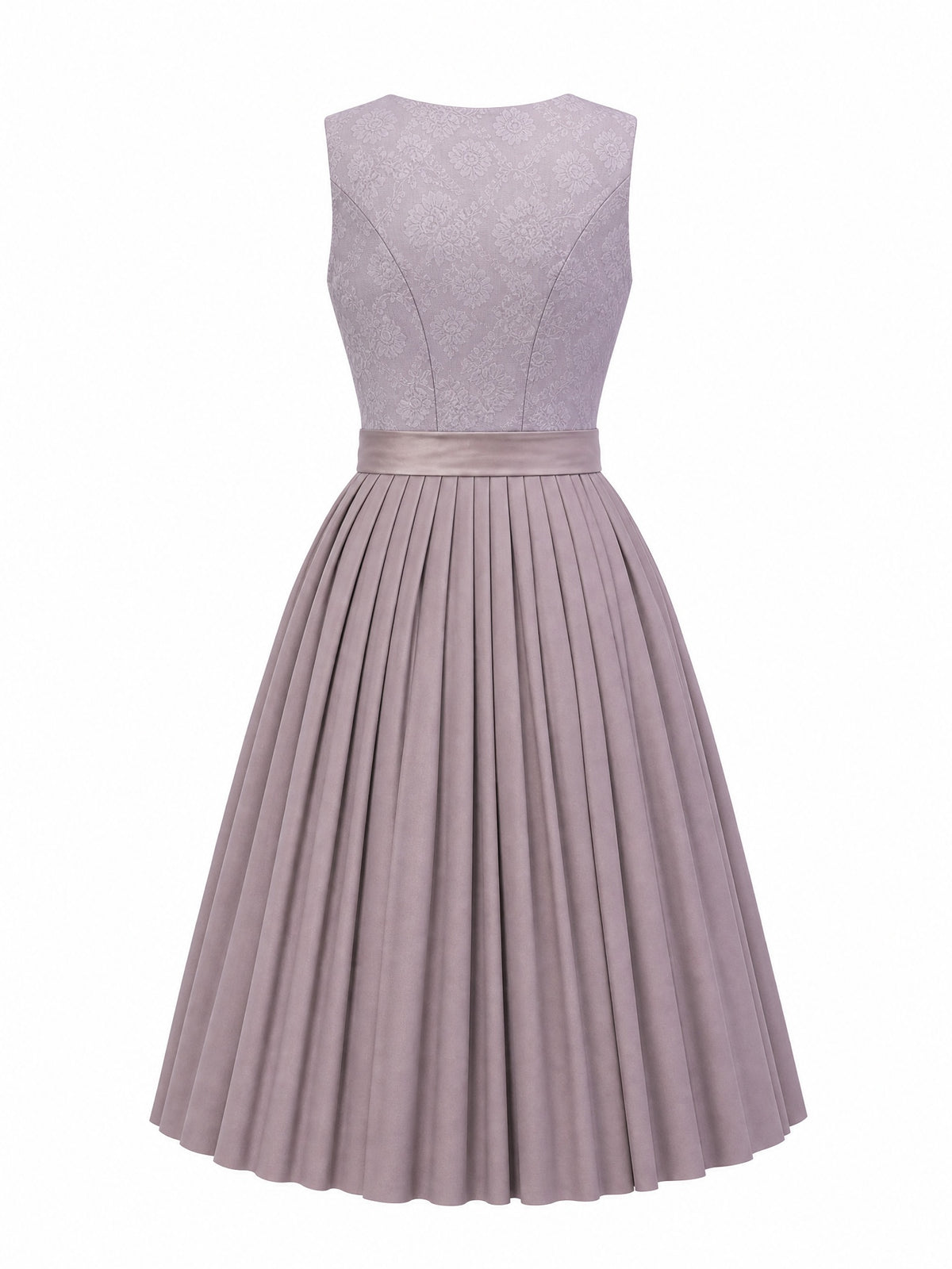 Dirndl Julia in Alt-Lavendel mit Elfenbein Sch¨¹rze - R¨¹ckansicht
