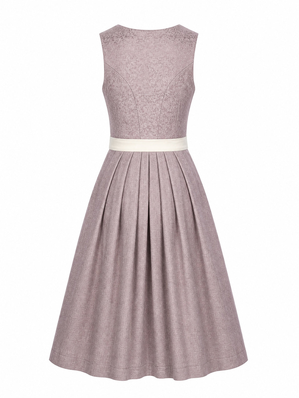 Dirndl Mathilda in Alt-Lavendel mit Elfenbein Sch¨¹rze - R¨¹ckansicht